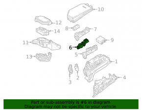 Fuse box underhood left Lexus UX200 19-22