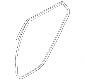 Rear left door seal Hyundai Tucson 25-26