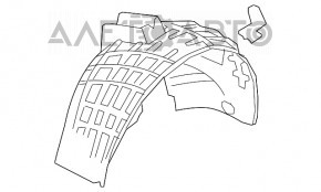 Front left fender liner Audi Q3 19-