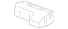 GMC Terrain 18 Underhood Fuse Box Cover - Large