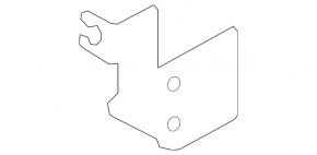 Subaru Crosstrek 18-23 right rear bumper reflector mount