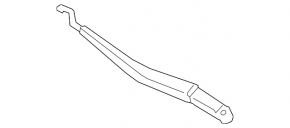 Wiper arm right Lexus RX350 RX450h 10-15