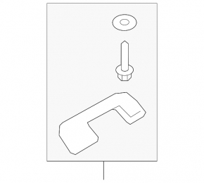 Front left ceiling handle Hyundai Kona 18-23 gray