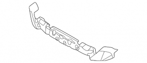 Front Bumper Absorber Hyundai Sonata 18-19 sport