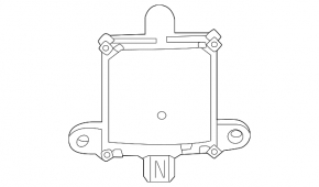 Blind Spot Sensor (BSM) front left Lexus NX 22-24