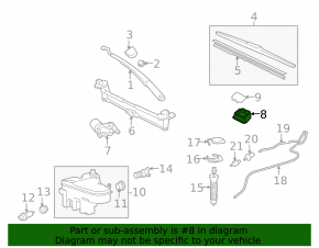 Rain sensor Lexus IS250 IS300 IS350 06-13