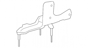 Mercedes S-Class W221 Air Suspension Compressor Bracket