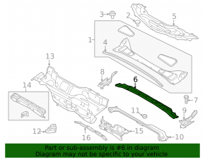 Ford Focus mk3 11-18 wiper blade tray