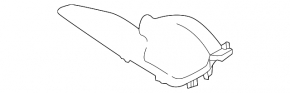 Handbrake trim for central console Ford Focus mk3 15-18 rest, grey, with trim