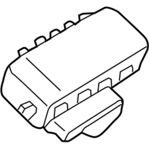 Airbag passenger in the dashboard Lincoln Nautilus 19-21