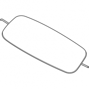 Rear window for Ford Mustang mk6 15 convertible