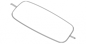 Rear window for Ford Mustang mk6 15 convertible