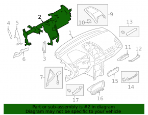 Under-torpedo pipe reinforcement Ford Ecosport 18-22