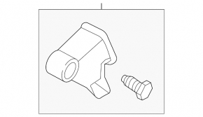 Left door airbag sensor for Infiniti QX30 2017-2019