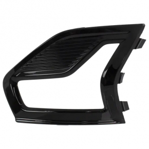 Front bumper grille left Ford Fusion mk5 19-20 under LED fog lights, gloss