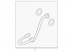 Brake hose rear left Honda HR-V 16-22