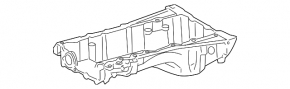 Metal pan 3URFE Toyota Sequoia Tundra 08-16 5.7