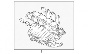 Toyota Camry v40 2.4 hybrid intake manifold