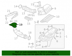 Air intake Honda Insight 19-22