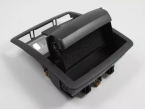 Front light for a 2014 Dodge Challenger, black, without sunroof