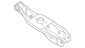 Lower control arm under the rear right spring, Audi Q4 e-tron 22-25