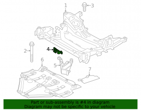 Front left emergency lever bracket for BMW 3 G20 21-25 plug-in