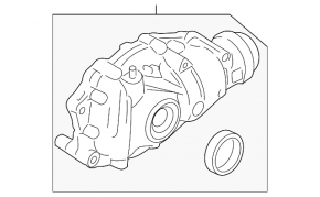 Front axle BMW 5 G30 17-19 2.0T