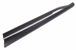 Door trim lower front right Chevrolet Bolt EUV 22-23 structure with chrome molding