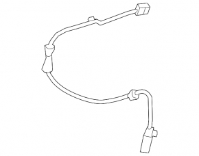 ABS sensor rear left Infiniti QX50 19-20