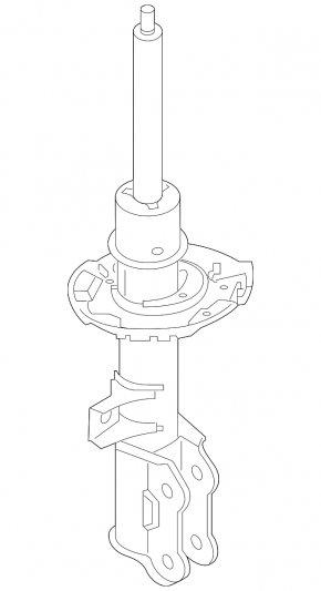 Shock absorber strut assembly front left Hyundai Tucson 25-26 1.6T HEV