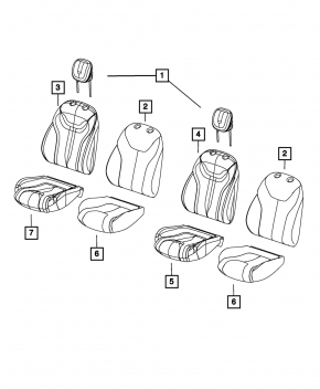 Dodge Dart 13-14 SXT passenger seat without airbag, black cloth