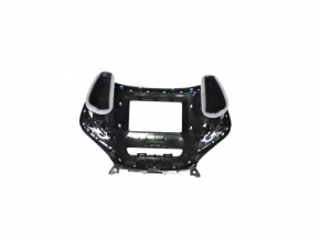 Jeep Cherokee KL 19-23 radio surround with air vents for the middle display, scratches, cracks in the mounts