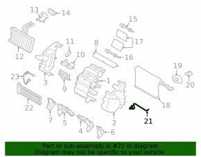 Subaru Forester 25-26 Evaporator Temperature Sensor