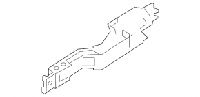 Front right door handle mechanism Nissan Leaf 18-