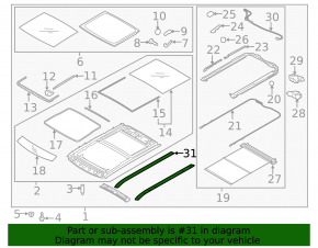 Roof lining left Kia Soul EV 15-19