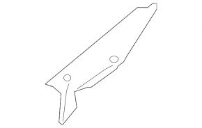 Seal wing hood-wing right Kia Sorento 16-20