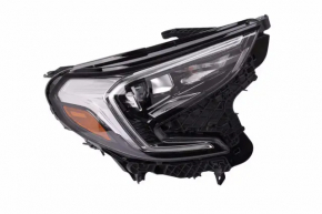 Front right headlight complete GMC Terrain 18-21 LED with brackets