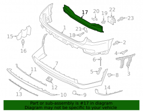 Hyundai Palisade 20-22 rear bumper reinforcement