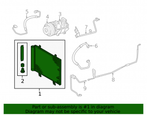 Lexus GS350 13-16 Air Conditioning Condenser Radiator