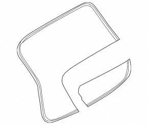 Rubber Seal Trunk Door Nissan Rogue Sport 17-22