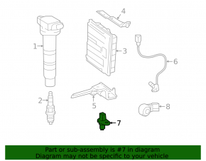 Lexus GS200t GS300 16-19 Camshaft Position Sensor