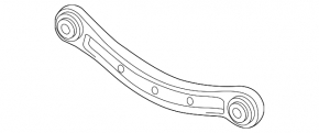 Upper rear left transverse control arm Porsche Cayenne 958 11-17