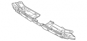 Upper radiator grille mount Mazda 3 14-16 BM dorest