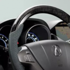 Steering wheel bare Acura MDX 07-09 black