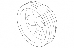 BMW 5 G30 18-23 Crankshaft Pulley N63B44C 4.4T AWD
