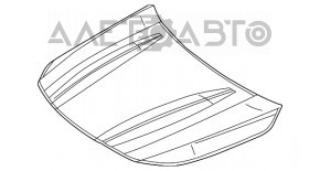 Naked bonnet Mercedes CLA 14-19