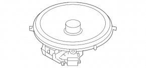 Subwoofer Infiniti G25 G35 G37 4d 06-14 BOSE