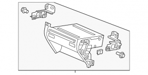 DVD player Acura MDX 14-20