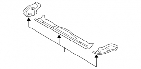 Subaru Outback 2020-23 TV lower bar
