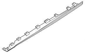 Right lower threshold for BMW X6 G06 20-25
